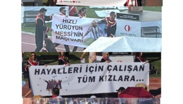 ODTÜ Mezuniyet Töreninde Dikkat Çeken Pankartlar Gündem Oldu