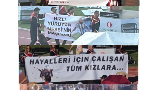 ODTÜ Mezuniyet Töreninde Dikkat Çeken Pankartlar Gündem Oldu